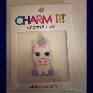 CHARM IT unicorn stick on pin 🦄✨